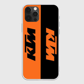 Чехол для iPhone 12 Pro Max с принтом KTM | КТМ (Z) в Новосибирске, Силикон |  | Тематика изображения на принте: enduro | ktm | moto | moto sport | motocycle | sportmotorcycle | ктм | мото | мото спорт | мотоспорт | спорт мото