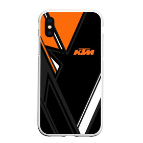 Чехол для iPhone XS Max матовый с принтом KTM | КТМ в Новосибирске, Силикон | Область печати: задняя сторона чехла, без боковых панелей | Тематика изображения на принте: enduro | ktm | moto | moto sport | motocycle | orange | sportmotorcycle | ктм | мото | мото спорт | мотоспорт | оранжевый | спорт мото