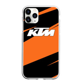 Чехол для iPhone 11 Pro матовый с принтом KTM | КТМ в Новосибирске, Силикон |  | enduro | ktm | moto | moto sport | motocycle | orange | sportmotorcycle | ктм | мото | мото спорт | мотоспорт | оранжевый | спорт мото