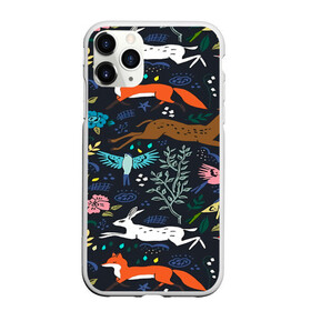 Чехол для iPhone 11 Pro Max матовый с принтом Звери и Природа в Новосибирске, Силикон |  | Тематика изображения на принте: зайка | заяц | зверь | лес | лис | лиса | лисица | лисонька | олень | природа | птица | рога | рыжая | хищник | цветы