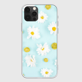 Чехол для iPhone 12 Pro Max с принтом Ромашки в Новосибирске, Силикон |  | chamomile | daisies | field | flowers | nature | spring | summer | white petal | wreath | белый лепесток | венок | весна | лето | поле | природа | ромашка | ромашки | цветы