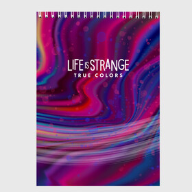 Скетчбук с принтом Life is Strange True Colors в Новосибирске, 100% бумага
 | 48 листов, плотность листов — 100 г/м2, плотность картонной обложки — 250 г/м2. Листы скреплены сверху удобной пружинной спиралью | Тематика изображения на принте: amberprice | art | chloeprice | chris | colors | daniel | danieldiaz | is | life | lifeisstrange | lifeisstrange3 | lifeisstrangebeforethestorm | lifeisstrangegame | lis | lis3 | maxcaulfield | pricefield | rachelamber | sean | seandiaz | strange