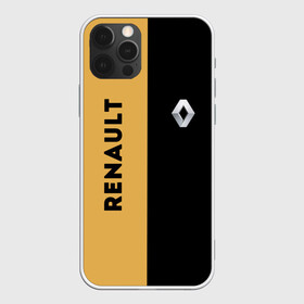 Чехол для iPhone 12 Pro Max с принтом Renault Passion for life в Новосибирске, Силикон |  | line | renault | reno | yellow | дорога | желтая | лайв | лайн | лайф | линия | пассион | полоса | разметка | рено | фор