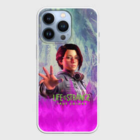 Чехол для iPhone 13 Pro с принтом Life is Strange True Colors в Новосибирске,  |  | alex chen | fire | flame | game | life is strange merch | life is strange мерч | pink | remastered | square enix | steam | алекс чен | алекс чень | главный герой | игра | огонь | пламя | протагонист | ремастер | розовый огонь | стрим | т