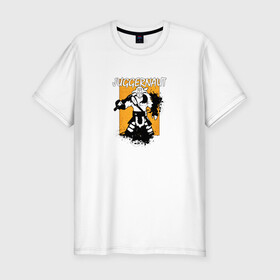 Мужская футболка хлопок Slim с принтом Dota 2 - Джаггернаут в Новосибирске, 92% хлопок, 8% лайкра | приталенный силуэт, круглый вырез ворота, длина до линии бедра, короткий рукав | dota 2 | брызги | войн | джаггернаут | дота 2 | краска | персонаж | рыцарь