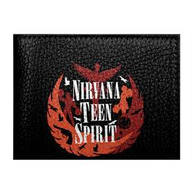 Обложка для студенческого билета с принтом NIRVANA TEEN SPIRIT в Новосибирске, натуральная кожа | Размер: 11*8 см; Печать на всей внешней стороне | Тематика изображения на принте: art | cobain | curt | girl | grunge | metal | music | nirvana | punk | rock | spiritm | usa | гранж | группа | кобэйн | курт | метал | музыка | нирвана | панк | рисунок | рок | сша