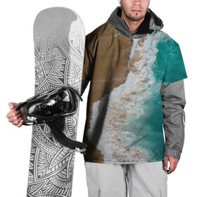 Накидка на куртку 3D с принтом Пляж / beach в Новосибирске, 100% полиэстер |  | beach | coast | embankment | sand | sea | seaside | summer | берег | взморье | лето | море | набережная | песок | пляж | побережье