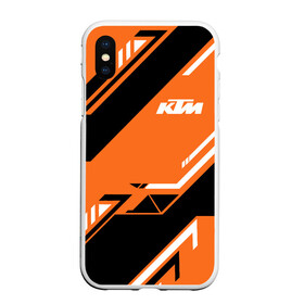 Чехол для iPhone XS Max матовый с принтом KTM КТМ SPORT в Новосибирске, Силикон | Область печати: задняя сторона чехла, без боковых панелей | Тематика изображения на принте: enduro | ktm | moto | moto sport | motocycle | orange | sportmotorcycle | ктм | мото | мото спорт | мотоспорт | оранжевый | спорт мото