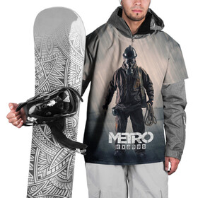 Накидка на куртку 3D с принтом Metro Exodus в Новосибирске, 100% полиэстер |  | 2033 | exodus | metro | metro 2033 | metro exodus | stalker | апокалипсис | диггер | дигеры | метро | разрушка | эпидемия