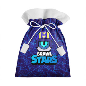 Подарочный 3D мешок с принтом STU СТУ Brawl Stars в Новосибирске, 100% полиэстер | Размер: 29*39 см | brawl | brawl stars | brawlstars | brawl_stars | jessie | бравл | бравлер stu | бравлстарс | гонщик | каскадер | сту