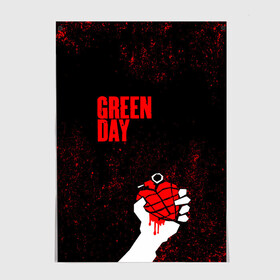 Постер с принтом green day в Новосибирске, 100% бумага
 | бумага, плотность 150 мг. Матовая, но за счет высокого коэффициента гладкости имеет небольшой блеск и дает на свету блики, но в отличии от глянцевой бумаги не покрыта лаком | american idiot | boulevard of broke | day | green | green day | green day hits | green day lyrics | green day mix | green day music video | green day official | green day songs | green day videos | greenday | music | music video | official | warner record