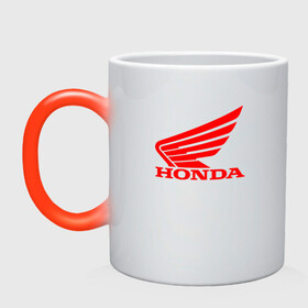 Кружка хамелеон с принтом Honda Мото Лого (Z) в Новосибирске, керамика | меняет цвет при нагревании, емкость 330 мл | bike | bikers | honda | honda logo | honda moto | moto | motorcycle | sport | байк | байкер | мото | мотоциклы | спорт | хонда лого | хонда мото