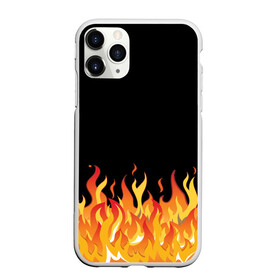 Чехол для iPhone 11 Pro матовый с принтом ОГОНЬ И НИЧЕГО ЛИШНЕГО в Новосибирске, Силикон |  | blaze | cs go | csgo | блазе | блейз | вектор | кс го | ксго | на черном фоне | нечего лишнего | огонь | пламя | языки пламени