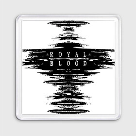 Магнит 55*55 с принтом royal blood в Новосибирске, Пластик | Размер: 65*65 мм; Размер печати: 55*55 мм | alternative rock | ben thatcher | blues rock | drums | garage rock | mike kerr | official music vi | official video | rock duo | royal blod | royal blood | royal blood official | royal blood uk | royal bloods | royalblood | the royal blood