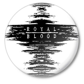 Значок с принтом royal blood в Новосибирске,  металл | круглая форма, металлическая застежка в виде булавки | alternative rock | ben thatcher | blues rock | drums | garage rock | mike kerr | official music vi | official video | rock duo | royal blod | royal blood | royal blood official | royal blood uk | royal bloods | royalblood | the royal blood