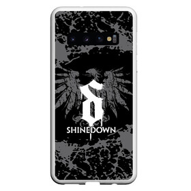 Чехол для Samsung Galaxy S10 с принтом shinedown в Новосибирске, Силикон | Область печати: задняя сторона чехла, без боковых панелей | 45 shinedown | atlantic | atlantic records | brent smith | cut the cord | get up shinedown | music video | official video | rock | shinedown | shinedown (musical group) | shinedown devil | sound of madness | state of my head | zach myers