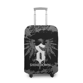 Чехол для чемодана 3D с принтом shinedown в Новосибирске, 86% полиэфир, 14% спандекс | двустороннее нанесение принта, прорези для ручек и колес | 45 shinedown | atlantic | atlantic records | brent smith | cut the cord | get up shinedown | music video | official video | rock | shinedown | shinedown (musical group) | shinedown devil | sound of madness | state of my head | zach myers