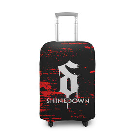 Чехол для чемодана 3D с принтом shinedown в Новосибирске, 86% полиэфир, 14% спандекс | двустороннее нанесение принта, прорези для ручек и колес | 45 shinedown | atlantic | atlantic records | brent smith | cut the cord | get up shinedown | music video | official video | rock | shinedown | shinedown (musical group) | shinedown devil | sound of madness | state of my head | zach myers