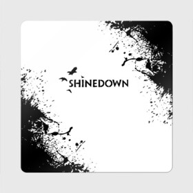 Магнит виниловый Квадрат с принтом shinedown в Новосибирске, полимерный материал с магнитным слоем | размер 9*9 см, закругленные углы | 45 shinedown | atlantic | atlantic records | brent smith | cut the cord | get up shinedown | music video | official video | rock | shinedown | shinedown (musical group) | shinedown devil | sound of madness | state of my head | zach myers