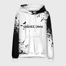 Мужская толстовка 3D с принтом shinedown в Новосибирске, 100% полиэстер | двухслойный капюшон со шнурком для регулировки, мягкие манжеты на рукавах и по низу толстовки, спереди карман-кенгуру с мягким внутренним слоем. | 45 shinedown | atlantic | atlantic records | brent smith | cut the cord | get up shinedown | music video | official video | rock | shinedown | shinedown (musical group) | shinedown devil | sound of madness | state of my head | zach myers