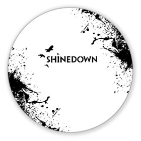 Коврик для мышки круглый с принтом shinedown в Новосибирске, резина и полиэстер | круглая форма, изображение наносится на всю лицевую часть | 45 shinedown | atlantic | atlantic records | brent smith | cut the cord | get up shinedown | music video | official video | rock | shinedown | shinedown (musical group) | shinedown devil | sound of madness | state of my head | zach myers