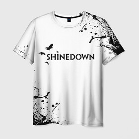 Мужская футболка 3D с принтом shinedown в Новосибирске, 100% полиэфир | прямой крой, круглый вырез горловины, длина до линии бедер | 45 shinedown | atlantic | atlantic records | brent smith | cut the cord | get up shinedown | music video | official video | rock | shinedown | shinedown (musical group) | shinedown devil | sound of madness | state of my head | zach myers