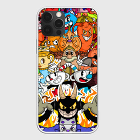 Чехол для iPhone 12 Pro Max с принтом CUPHEAD в Новосибирске, Силикон |  | cuphead | cuphead  mugman | dont deal with the devil | mugman | все персонажи | игры | капхед | магмен | чашеголовый