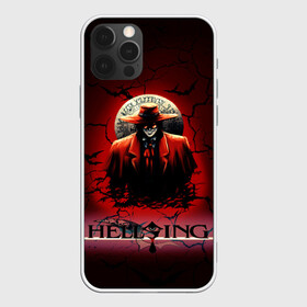 Чехол для iPhone 12 Pro Max с принтом HELLSING SSS в Новосибирске, Силикон |  | bats | cracked | hellsing film | hellsing lettering | hellsing print | helsing | red | van hellsing | ван хельсинг | красный | летучие мыши | надпись хельсинг | принт хельсинг | трещены | фильм хельсинг | хельсинг