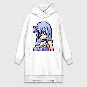 Платье-худи хлопок с принтом Pixel art anime girl в Новосибирске,  |  | anime | art | girl | manga | pixel | аниме | арт | девушка | манга | пиксель