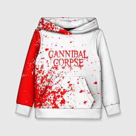 Детская толстовка 3D с принтом cannibal corpse в Новосибирске, 100% полиэстер | двухслойный капюшон со шнурком для регулировки, мягкие манжеты на рукавах и по низу толстовки, спереди карман-кенгуру с мягким внутренним слоем | cannibal | cannibal corpse | cannibal corpse butchered at birth | cannibal corpse eaten back to life | cannibal corpse hammer smashed face | corpse | death metal | металл | пластинки с металлическим лезвием | рок | труп каннибала