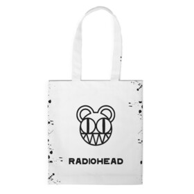 Шоппер 3D с принтом radiohead в Новосибирске, 100% полиэстер | Плотность: 200 г/м2; Размер: 34×35 см; Высота лямок: 30 см | Тематика изображения на принте: colin greenwood | dead air space | ed o’brien | eob | greenwood brothers | jnny | jonny and thom | jonny greenwood | nigel godrich | phil selway | radio head | radiohead | selway | thm yrk | tom yorke | xl | xl recordings | джонни гринвуд | колин гринвуд 