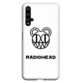 Чехол для Honor 20 с принтом radiohead в Новосибирске, Силикон | Область печати: задняя сторона чехла, без боковых панелей | colin greenwood | dead air space | ed o’brien | eob | greenwood brothers | jnny | jonny and thom | jonny greenwood | nigel godrich | phil selway | radio head | radiohead | selway | thm yrk | tom yorke | xl | xl recordings | джонни гринвуд | колин гринвуд 