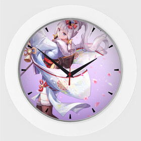 Настенные часы с принтом Аяка в Новосибирске,  |  | арт | архонт | аяка дерево | ветер | девушка в кимоно | кимоно | китайский зонт | лепестки | лепестки сакуры | лепестки цветов | милая девушка | рисунок | сакура