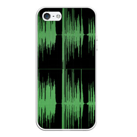Чехол для iPhone 5/5S матовый с принтом AUDIOWAVE в Новосибирске, Силикон | Область печати: задняя сторона чехла, без боковых панелей | underground | звук | звуковая волна | звукорежиссер | прикол
