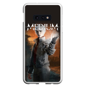 Чехол для Samsung S10E с принтом The Medium в Новосибирске, Силикон | Область печати: задняя сторона чехла, без боковых панелей | horror | medium | the medium | марианна | медиум