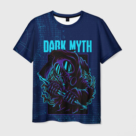 Мужская футболка 3D с принтом Dark Myth в Новосибирске, 100% полиэфир | прямой крой, круглый вырез горловины, длина до линии бедер | steampunk | арт | графика | обои | плакат | постер | стимпанк
