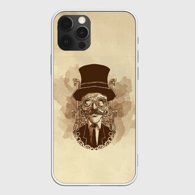 Чехол для iPhone 12 Pro Max с принтом RETRO MAN | STEAMPUNK в Новосибирске, Силикон |  | cosplay | design | diy | do it yourself | handmade | how to | men | steampunk | дизельпанк | киберпанк | лучший стимпанк | мен | мужик | мужчина | очки | ретро | своими руками | старик | стимпанк | стимпанк стиль | стимпанк фильмы