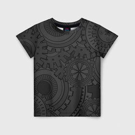 Детская футболка 3D с принтом GEARS | STEAMPUNK в Новосибирске, 100% гипоаллергенный полиэфир | прямой крой, круглый вырез горловины, длина до линии бедер, чуть спущенное плечо, ткань немного тянется | cosplay | design | diy | do it yourself | handmade | how to | steampunk | дизельпанк | киберпанк | лучший стимпанк | своими руками | стимпанк | стимпанк стиль | стимпанк фильмы | фантастика | шестеренки