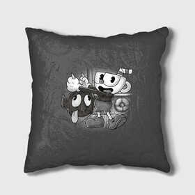 Подушка 3D с принтом CUPHEAD в Новосибирске, наволочка – 100% полиэстер, наполнитель – холлофайбер (легкий наполнитель, не вызывает аллергию). | состоит из подушки и наволочки. Наволочка на молнии, легко снимается для стирки | art | cartoon | cup | cuphead | devil | dice | game | king | mugman | the | арт | бос | босс | голова | демон | дьявол | игра | капхед | магмен | мультик | мультфильм | платформер | чаша | чашка | человек | черт