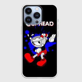 Чехол для iPhone 13 Pro с принтом Cuphead в Новосибирске,  |  | Тематика изображения на принте: cup head | cuphead | run and gun | детям | капхед | капхэд | логотипы игр | персонажи игр | чашка