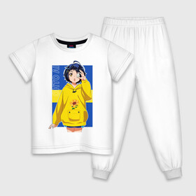 Детская пижама хлопок с принтом ohto ai в Новосибирске, 100% хлопок |  брюки и футболка прямого кроя, без карманов, на брюках мягкая резинка на поясе и по низу штанин
 | ohto ai | аниме | манга | приоритет чудо яйца