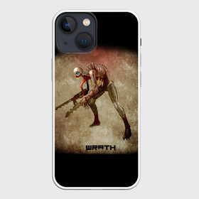 Чехол для iPhone 13 mini с принтом WRATH: Aeon of Ruin в Новосибирске,  |  | 90 е | aeon of ruin | quake | tegunvteg | wrath | wrath: aeon of ruin | игра | компьютерная игра | монстры | ретро | реьро шутер | шутер