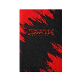 Обложка для паспорта матовая кожа с принтом WRATH: Aeon of Ruin LOGO в Новосибирске, натуральная матовая кожа | размер 19,3 х 13,7 см; прозрачные пластиковые крепления | Тематика изображения на принте: 90 е | aeon of ruin | quake | tegunvteg | wrath | wrath: aeon of ruin | игра | компьютерная игра | монстры | ретро | реьро шутер | шутер