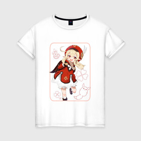 Женская футболка хлопок с принтом Кли в Новосибирске, 100% хлопок | прямой крой, круглый вырез горловины, длина до линии бедер, слегка спущенное плечо | арт | боевая девушка | кли | милая девочка | милая девушка | рисунок
