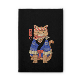 Обложка для автодокументов с принтом Суши Мастер в Новосибирске, натуральная кожа |  размер 19,9*13 см; внутри 4 больших “конверта” для документов и один маленький отдел — туда идеально встанут права | Тематика изображения на принте: cat | cats | japan | master | ninja | samurai | sushi | yakuza | катана | кот | котенок | коты | котэ | котята | кошка | мастер | ниндзя | самурай | суши | якудза | япония