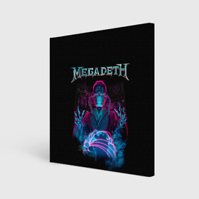 Холст квадратный с принтом MEGADETH в Новосибирске, 100% ПВХ |  | grange | hardcore | megadeth | metal | music | punk | rock | trash | usa | мастейн | мегадес | метал | музыка | панк | рок | трэш