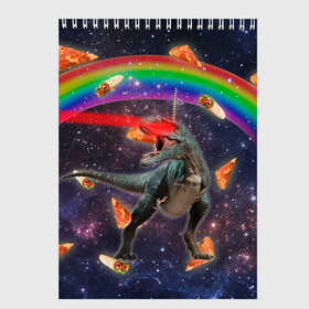 Скетчбук с принтом Динозавр в космосе в Новосибирске, 100% бумага
 | 48 листов, плотность листов — 100 г/м2, плотность картонной обложки — 250 г/м2. Листы скреплены сверху удобной пружинной спиралью | dinosaur | meme | youtube | динозавр | космос | мемы | психоделика | ютуб