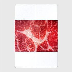 Магнитный плакат 2Х3 с принтом МЯСНИК в Новосибирске, Полимерный материал с магнитным слоем | 6 деталей размером 9*9 см | Тематика изображения на принте: абстракция | жир | мясо | свинина | хайп