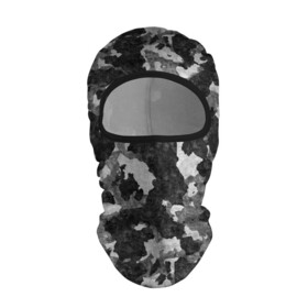 Балаклава 3D с принтом Gray Camouflage в Новосибирске, 100% полиэстер, ткань с особыми свойствами — Activecool | плотность 150–180 г/м2; хорошо тянется, но при этом сохраняет форму. Закрывает шею, вокруг отверстия для глаз кайма. Единый размер | Тематика изображения на принте: army | camo | camouflage | military | камуфляж