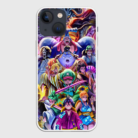 Чехол для iPhone 13 mini с принтом ONE PIECE | ВАН ПИС ПЕРСОНАЖИ в Новосибирске,  |  | anime | luffi | lufi | manga | one piece | samurai | wano ван пис | zoho | большой куш | ван пис | вон пис | зохо | корабль | луфи | луффи | манга | манки д. луффи | пират | самурай | уон пис